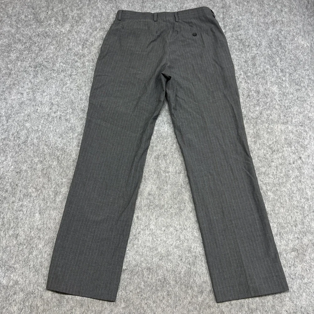 Banana Republic Pants Mens 30x32 Gray Stripe Classic Dress‎ Office FIT30x30.5